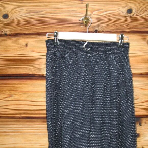 Vintage 90's Blue White Wide Leg Pants - Picture 3 of 6